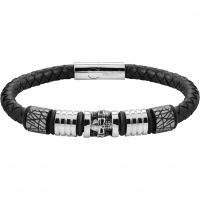 Браслет Zippo Five Charms Leather Bracelet с 5 шармами (22 см) купить в Калининграде