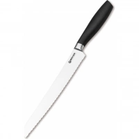 Кухонный хлебный нож Bker Core Professional Bread Knife, 220 мм, сталь X50CrMoV15, рукоять пластик купить в Калининграде