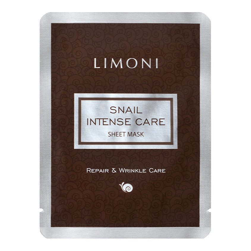 маска для лица тканевая Snail Intense Care LIMONI