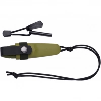 Нож Morakniv Eldris + огниво , цвет зеленый купить в Калининграде