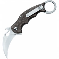 Складной нож Fox IKBS Ball Bearing Karambit, сталь Elmax, рукоять титановый сплав 6Al4V, чёрный купить в Калининграде