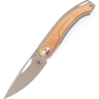 Складной нож Kizer Apus, сталь CPM S35VN, рукоять титан/ Bronze Carbon купить в Калининграде