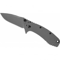 Складной полуавтоматический нож Kershaw Cryo K1555TI, сталь 8Cr13MOV, рукоять сталь купить в Калининграде