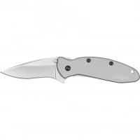 Складной полуавтоматический нож KERSHAW SCALLION, сталь 420HC, рукоять Stainless Steel купить в Калининграде