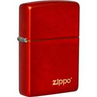 Зажигалка Classic Metallic Red ZIPPO с логотипом Zippo купить в Калининграде