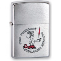 Зажигалка ZIPPO Мальчик, латунь с покрытием Brushed Chrome, серебристый, матовая, 36х12×56 мм купить в Калининграде